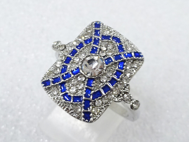 COLORED STONE FASHION RING / JP SIZE 21